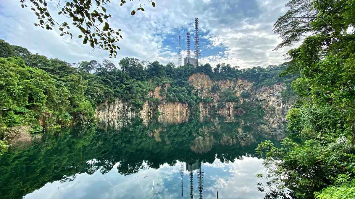 Bukit Timah Nature Reserve — Bukit Timah Nature Reserve, Singapore — quarry view
