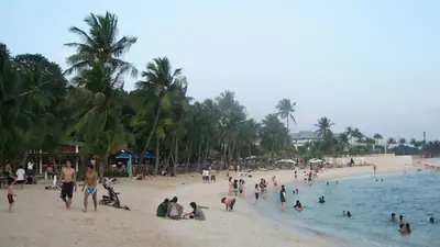 Siloso Beach — Siloso Beach — park in Sentosa, Singapore