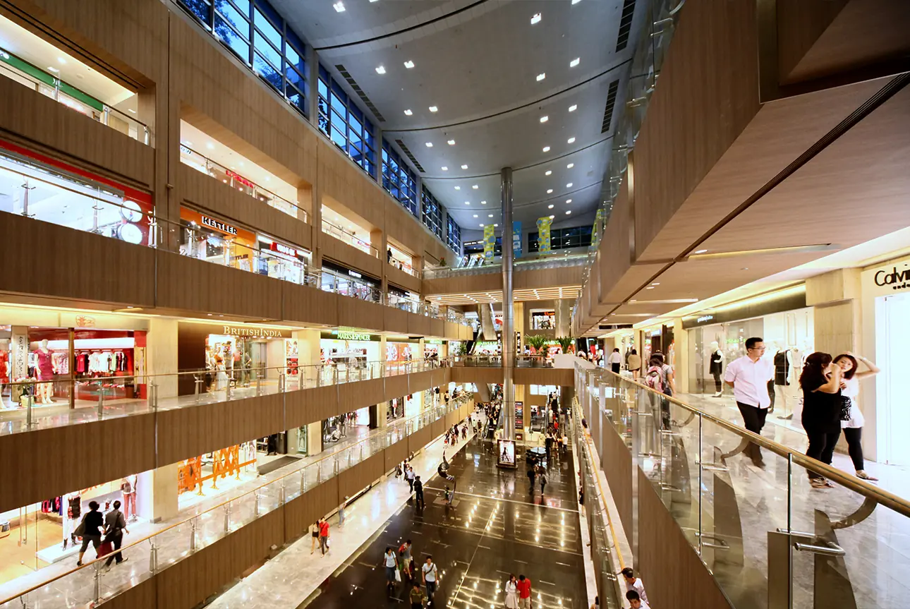 Interior of Paragon shopping centre on Orchard Road, Singapore