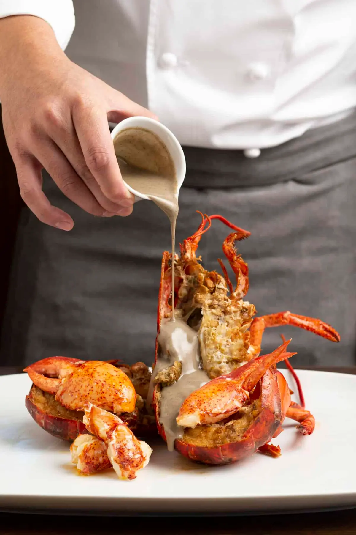 Whole roasted Maine lobster at CUT by Wolfgang Puck, Singapore