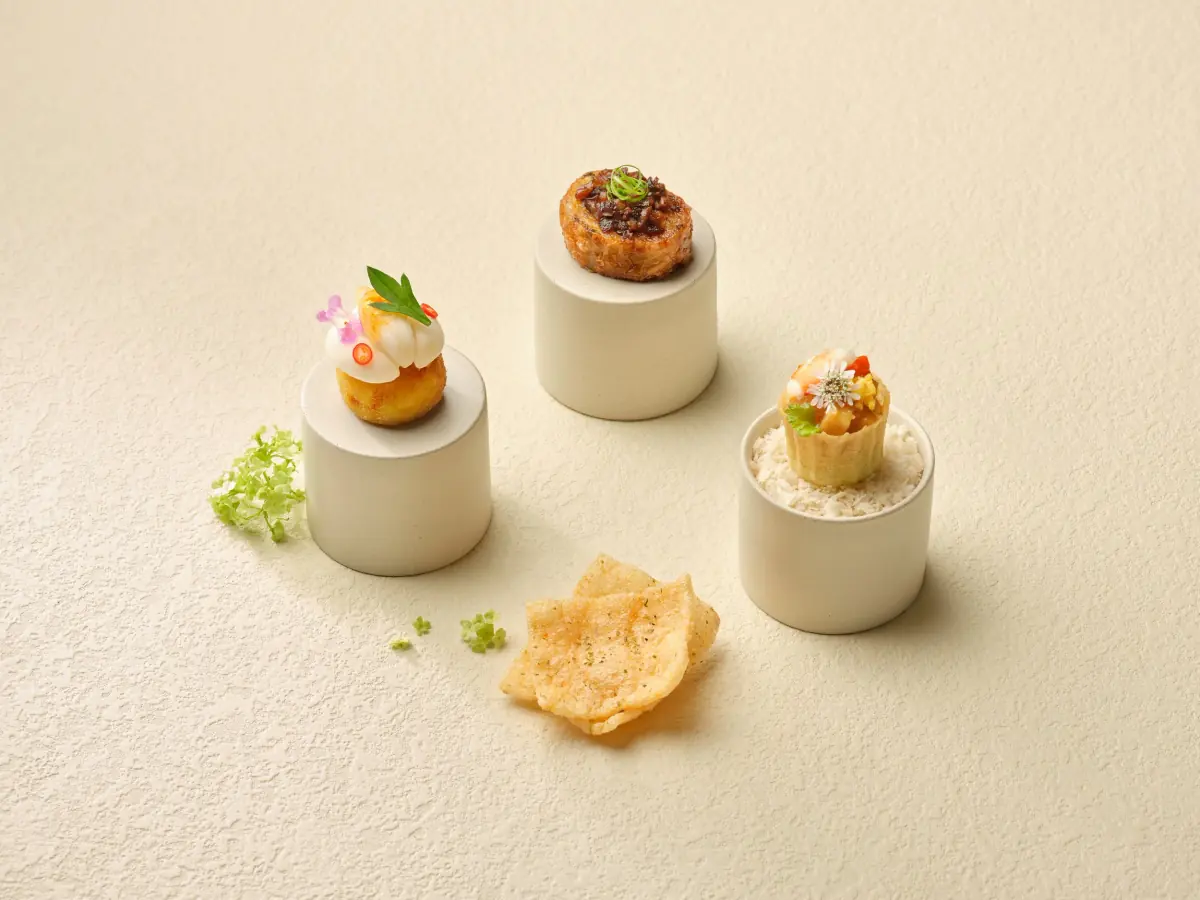 A canape course at Pangium, Singapore Botanic Gardens, Singapore