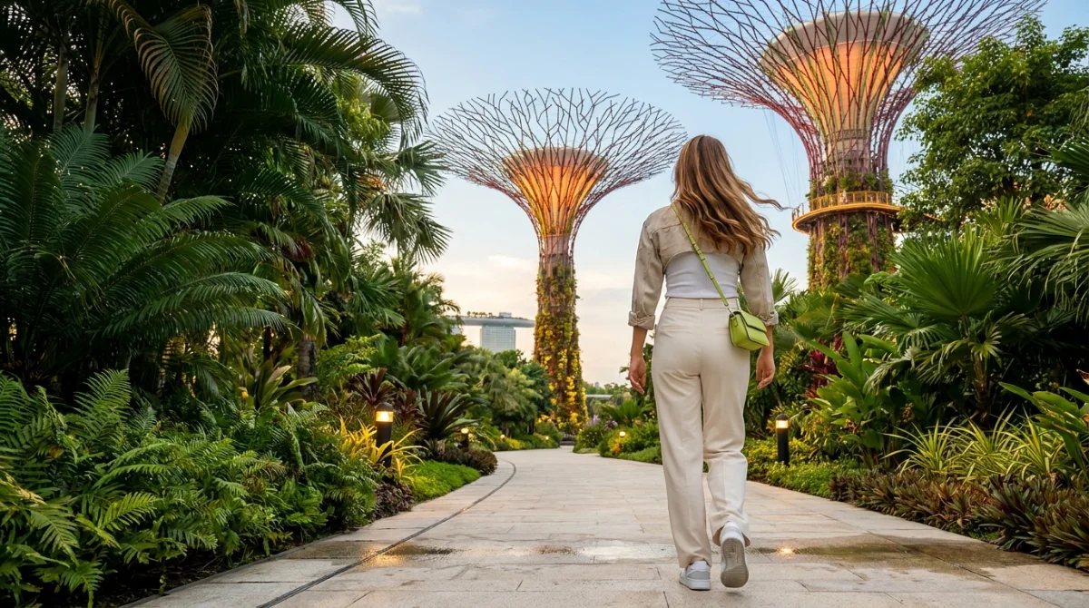 Supertree Grove at night, Gardens by the Bay