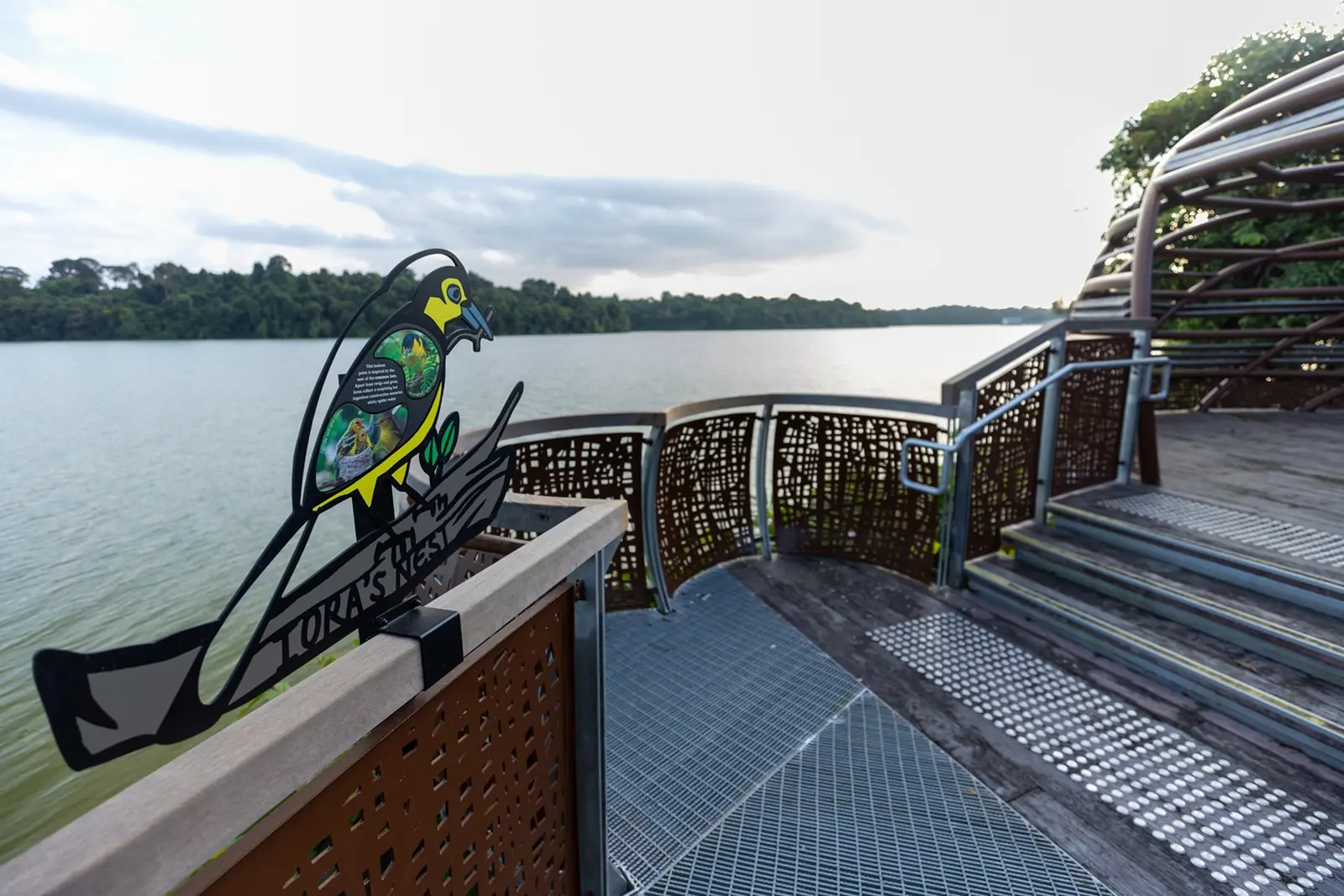 Mandai Wildlife West — Look-out points like the Iora’s Nest provide one of the best views of Upper Seletar Reservoir at Mandai Wildlife West, Singapore