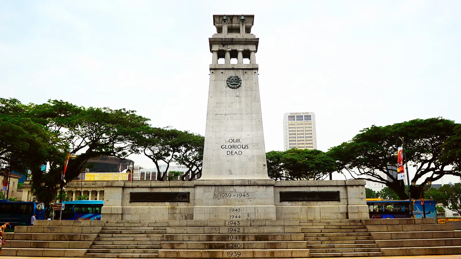 The Cenotaph — Surrounded by lush green, The Cenotaph sits at a quiet spot amid the city buzz.